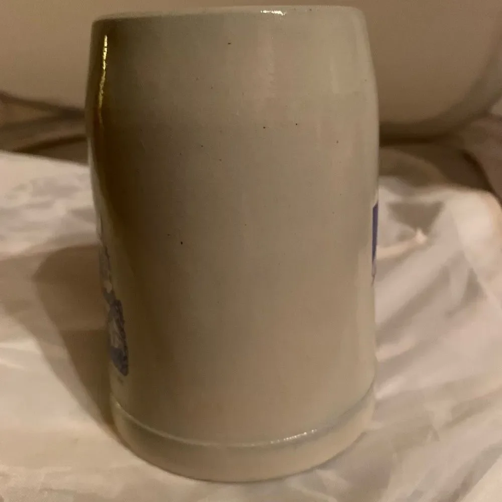 KD German Rhine Line Die Marksburg b. Braunschweig am Rhein .4 Liter Stein
